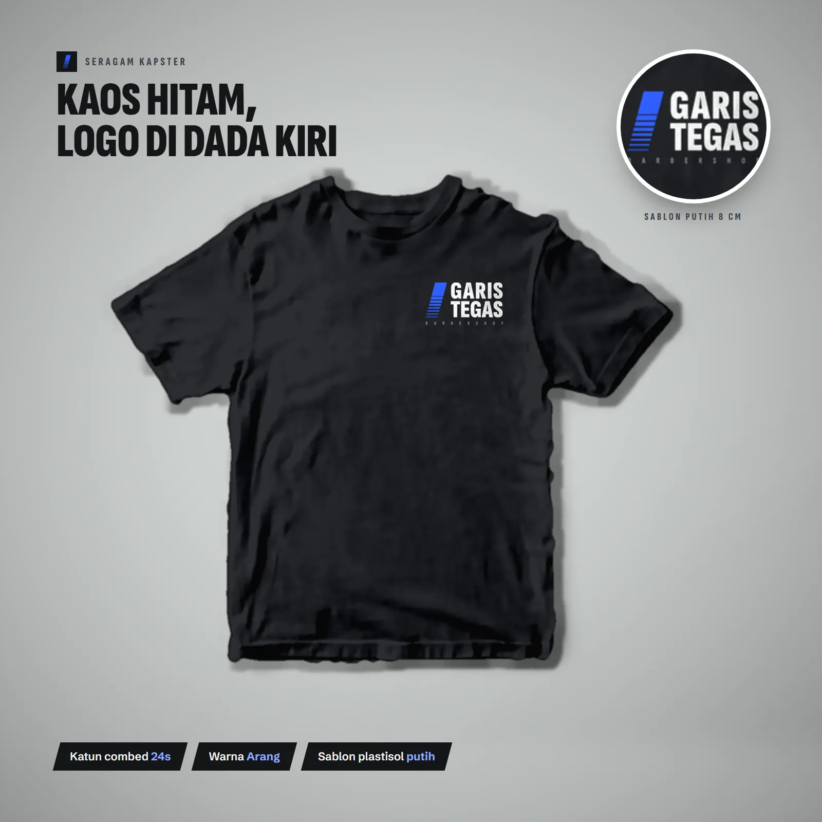 Garis Tegas Barbershop: Seragam