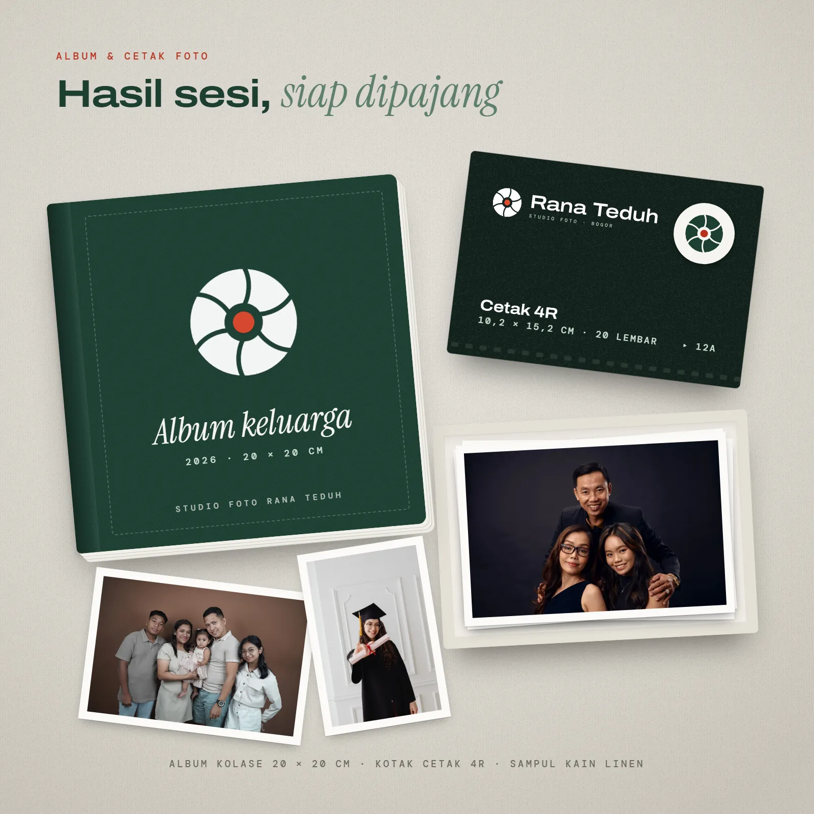 Studio Foto Rana Teduh: Albums and photo print boxes