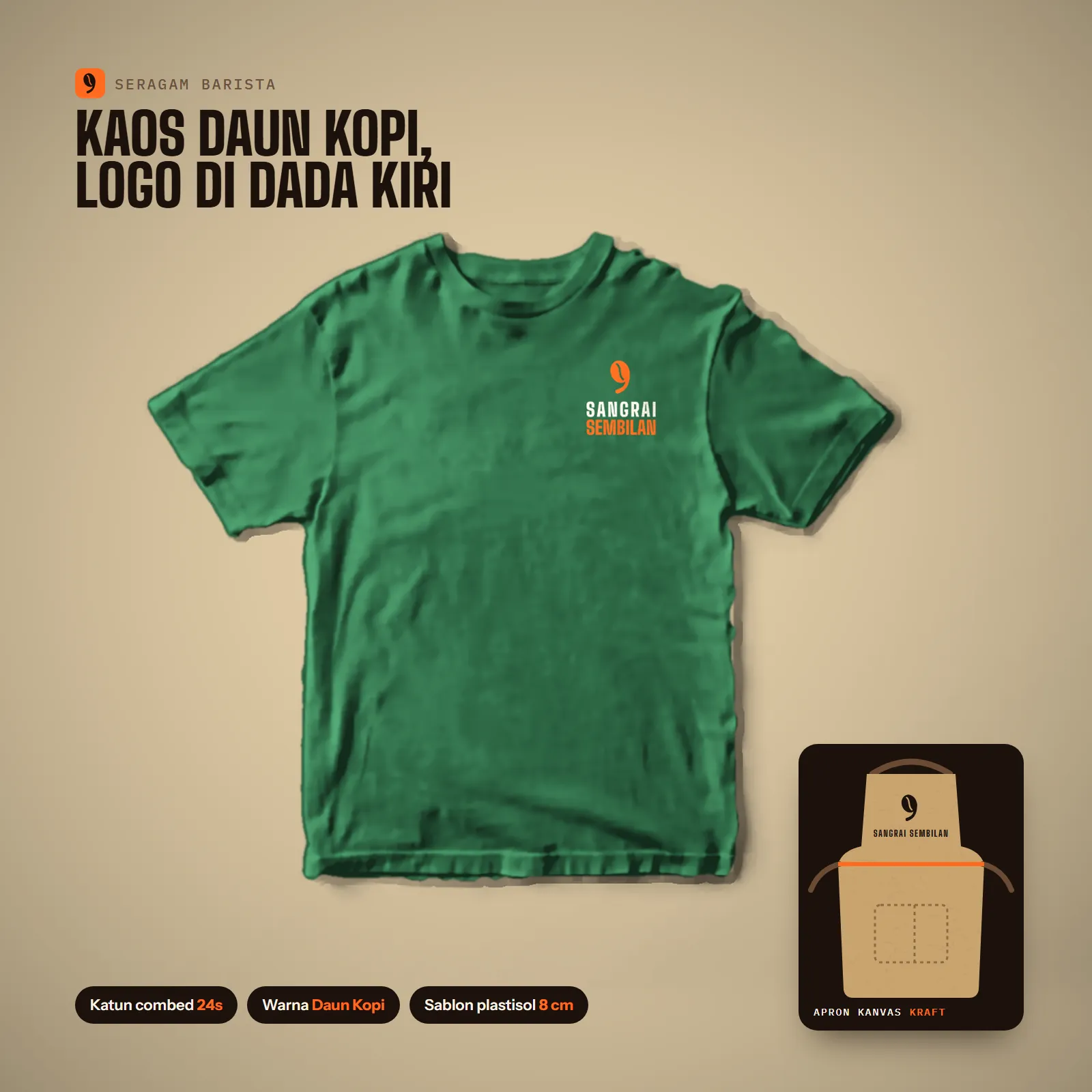Kedai Sangrai Sembilan: Seragam